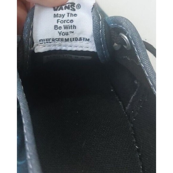 Vans May the Force Be With You Darth Vader Shoes Size Men 6.5/Women 8 - Picture 11 of 12